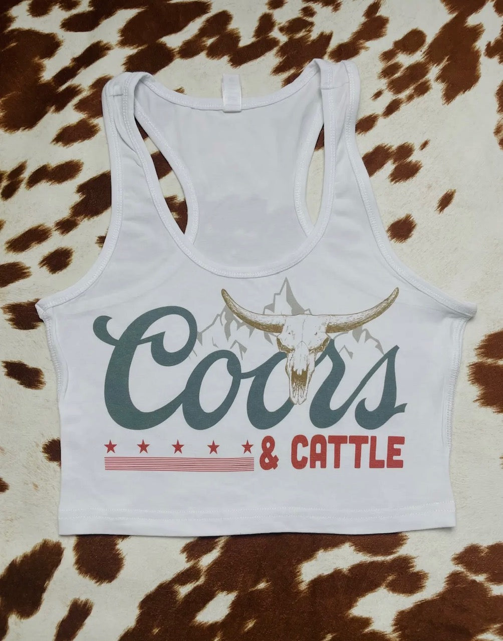 Western Cropped Tank Top