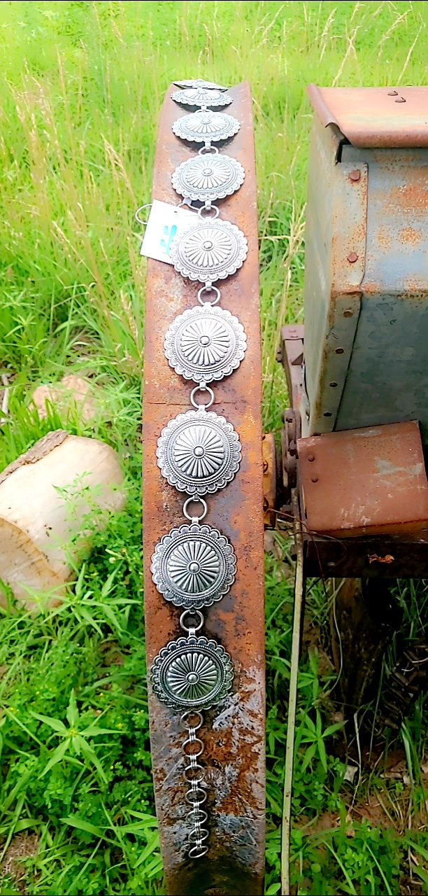 Silver City Concho Belt